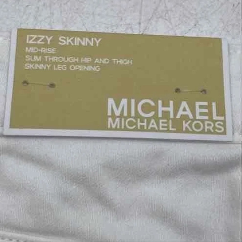 Michael Kors white Izzy Skinny Jeans - Picture 6 of 11